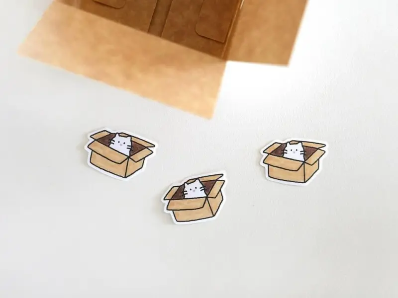 Suatelier Flake Stickers No.304 - Cats!