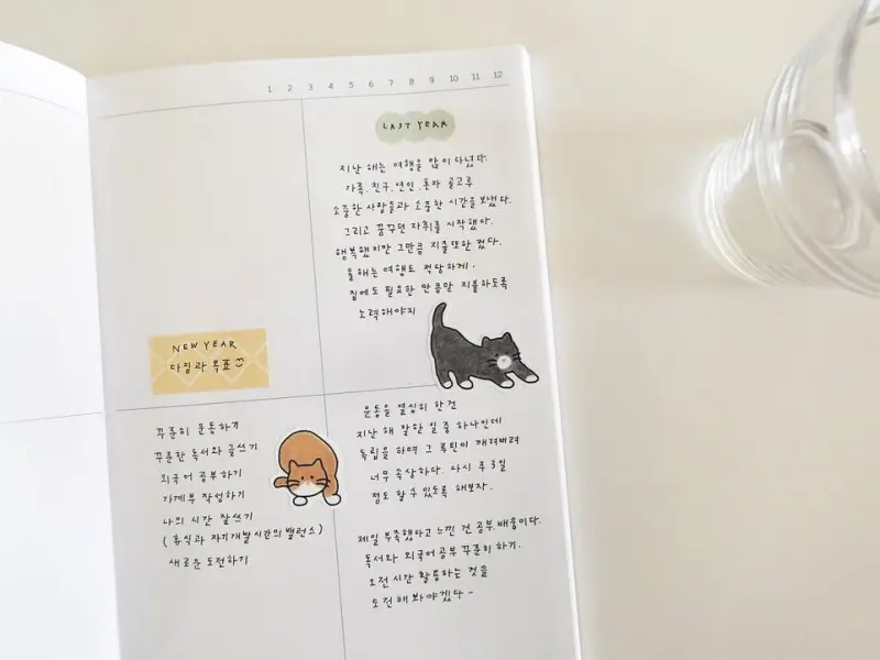 Suatelier Flake Stickers No.304 - Cats!