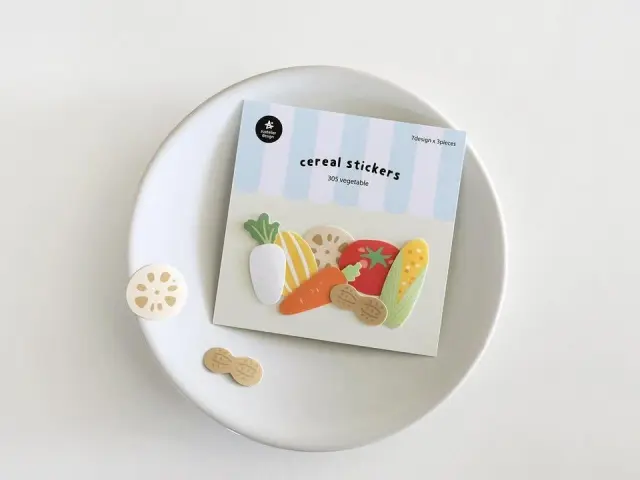 Suatelier Flake Stickers No.305 - Vegetable