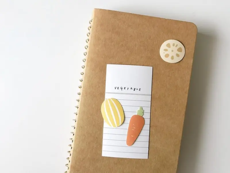 Suatelier Flake Stickers No.305 - Vegetable