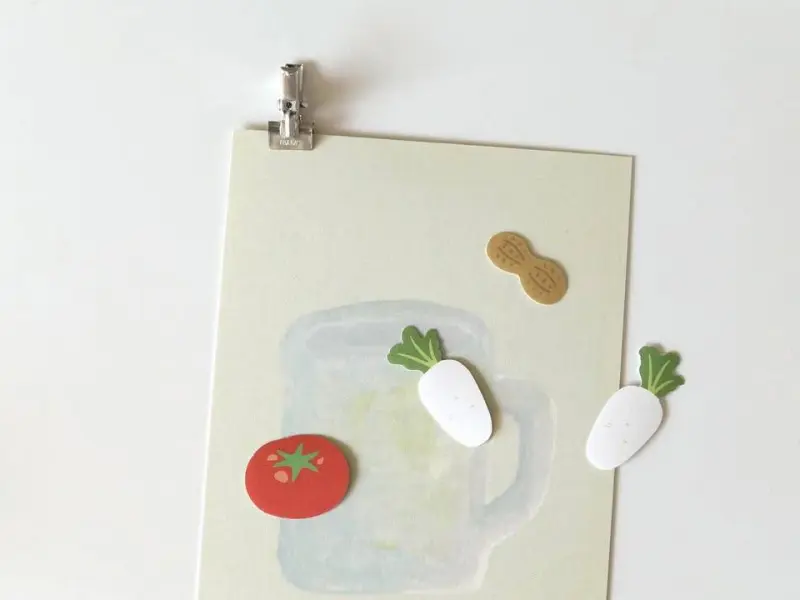 Suatelier Flake Stickers No.305 - Vegetable