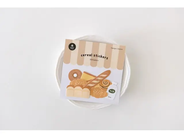 Suatelier Flake Stickers No.308 - Bakery