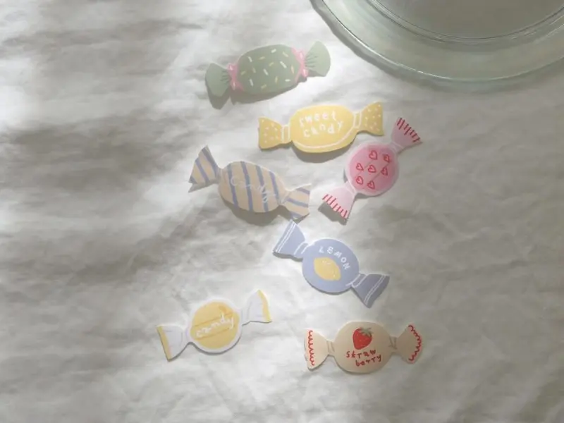 Suatelier Flake Stickers No.309 - Candy Shop