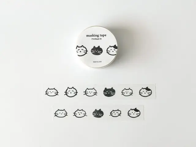 Suatelier Washi Tape 714 - Cats