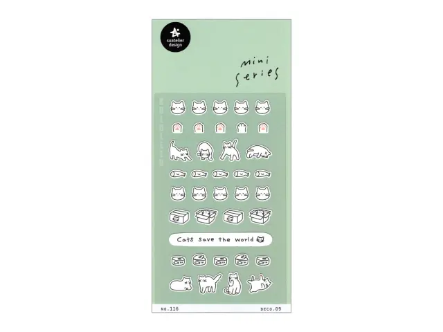 Suatelier Mini Series Planner Stickers - Deco.09