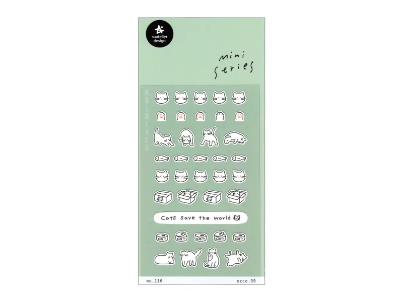 Suatelier Mini Series Planner Stickers - Deco.09