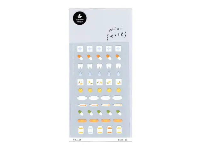 Suatelier Mini Series Planner Stickers - Deco 11