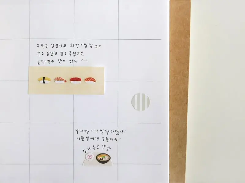 Suatelier Mini Series Planner Stickers - Food 06
