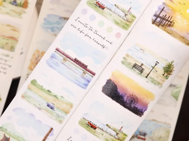 Xiaobaijia Kiss-Cut Tape - Scenic Views