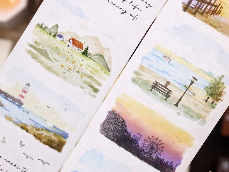 Xiaobaijia Kiss-Cut Tape - Scenic Views