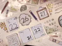 Pre-Order Xiaobaijia Die-Cut Matte PET Tape - Counting