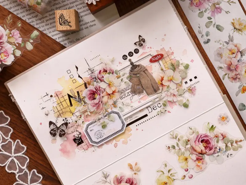 Xiaobaijia Tape - Abundant Flowers