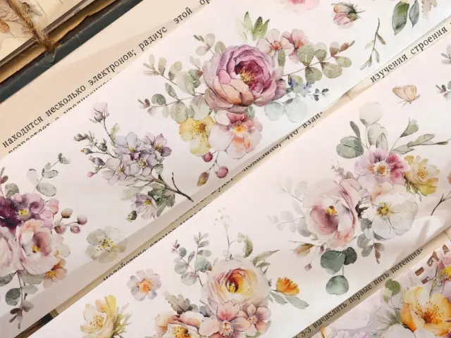 Xiaobaijia Tape - Abundant Flowers