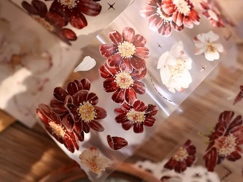 Xiaobaijia Tape - Crimson Bloom