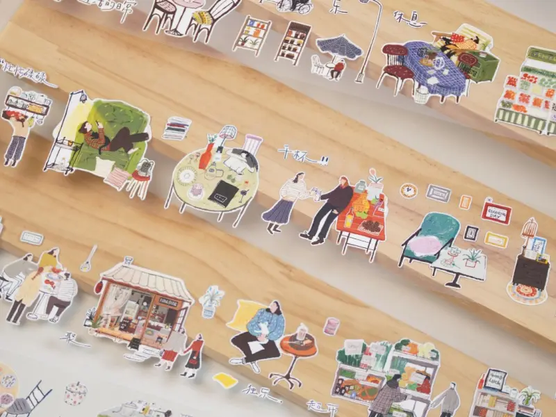 Wanle Studio Die-Cut Washi Tape - My Daily Life