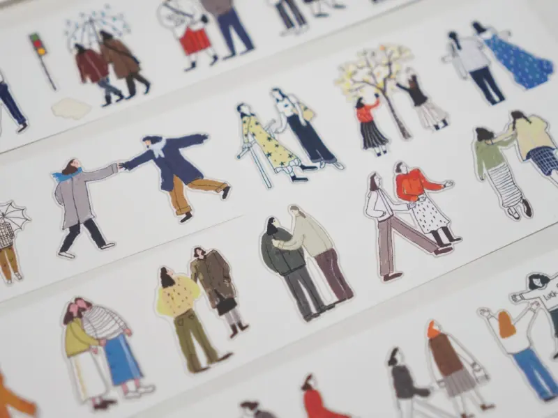 Wanle Studio Die-Cut Washi Tape - The Two Of Us