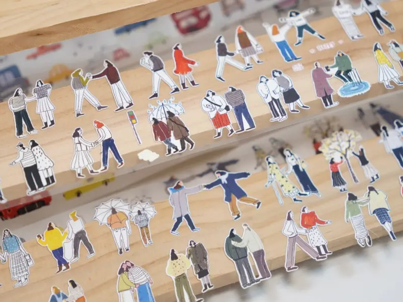 Wanle Studio Die-Cut Washi Tape - The Two Of Us