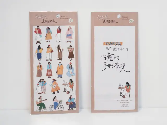 Wanle Studio Clear PET Stickers -  Early Spring