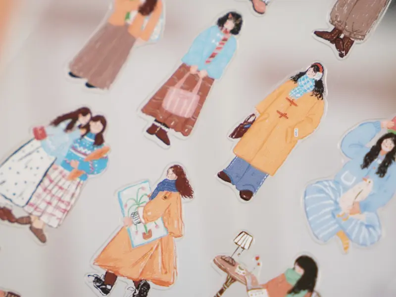 Wanle Studio Clear PET Stickers -  Early Spring