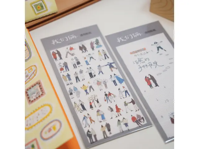 Wanle Studio Clear PET Stickers -  The Two Of Us