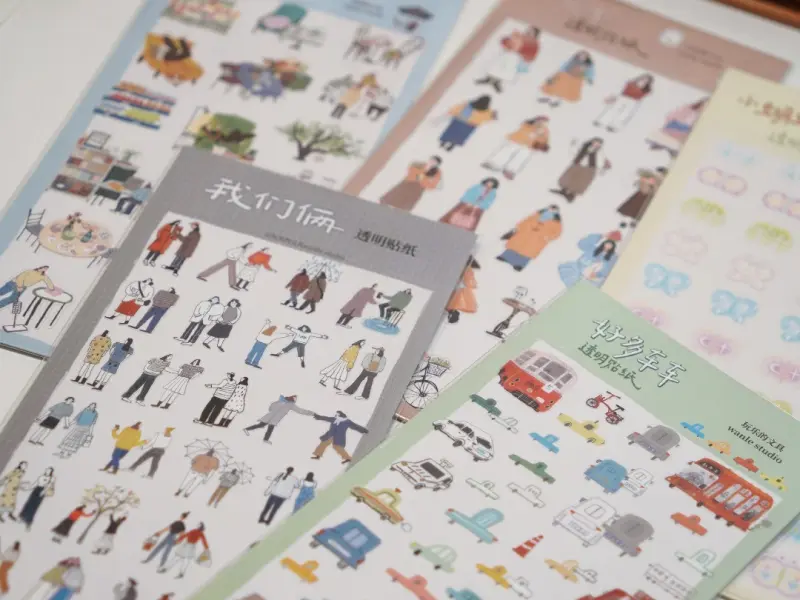 Wanle Studio Clear PET Stickers -  The Two Of Us