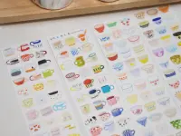 Wanle Studio Die-Cut Washi Tape - Many Mugs And Cups