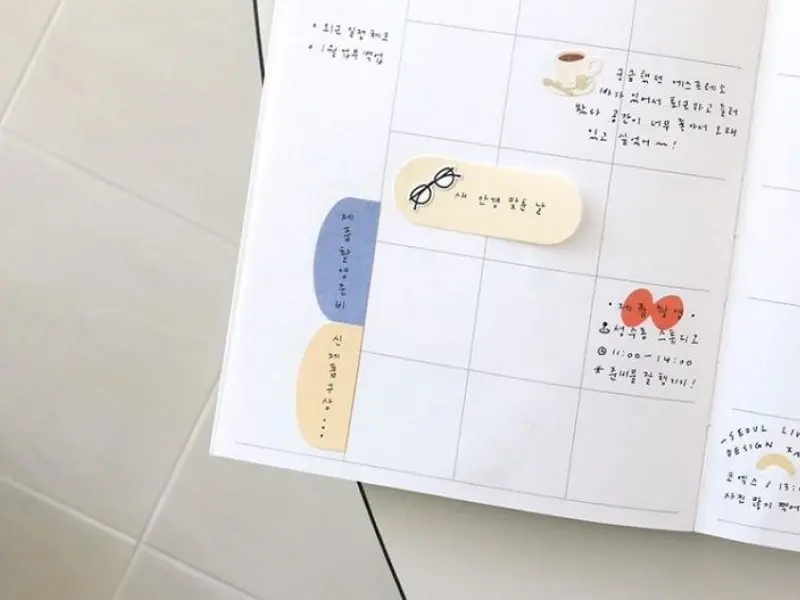 Suatelier Sticky Memo Daily Plan - No.1964