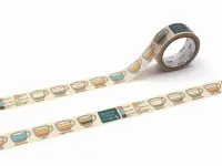 MT Upcycle Washi Tape - Espresso Coffee Guide