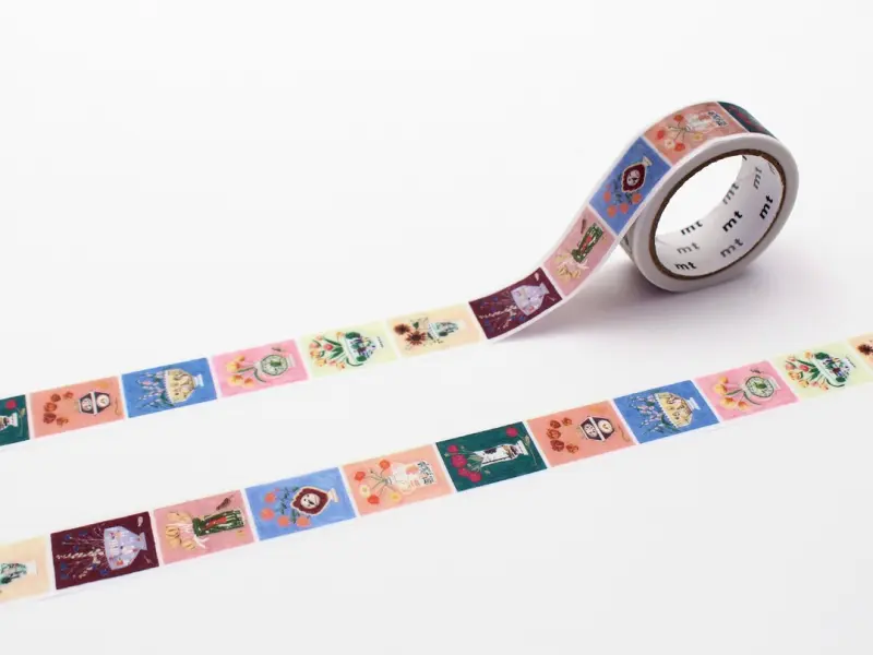 MT x Polly Fern Washi Tape - Flower