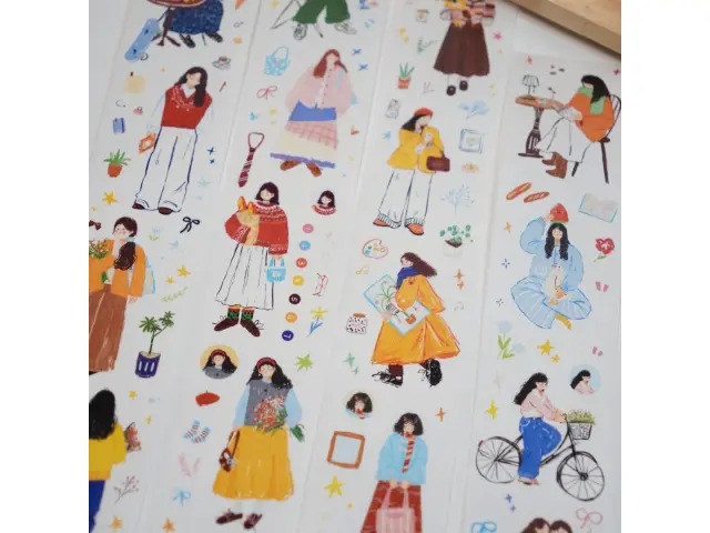 Wanle Studio Die-Cut Washi Tape - Early Spring