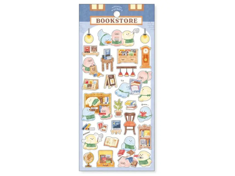 Mindwave Stickers Waku Waku Workers 82417 - Bookstore