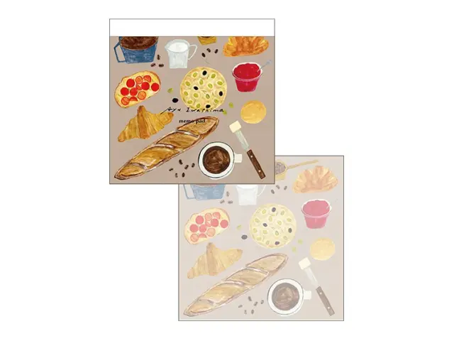EL COMMUN Square Memo Pad - Bread