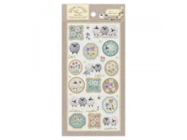 NB Co. Stickers Fleurs et Chance - Sheep