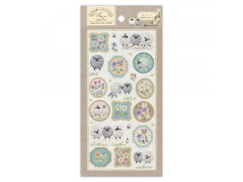 NB Co. Stickers Fleurs et Chance - Sheep
