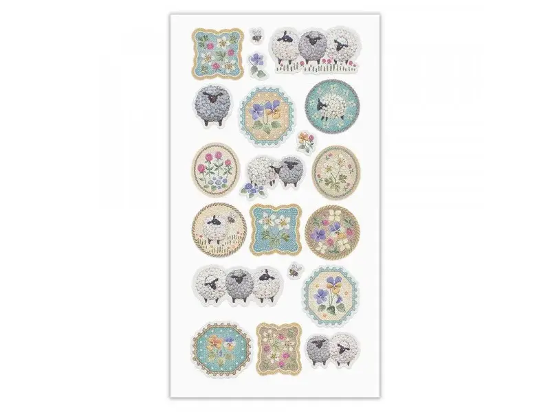 NB Co. Stickers Fleurs et Chance - Sheep