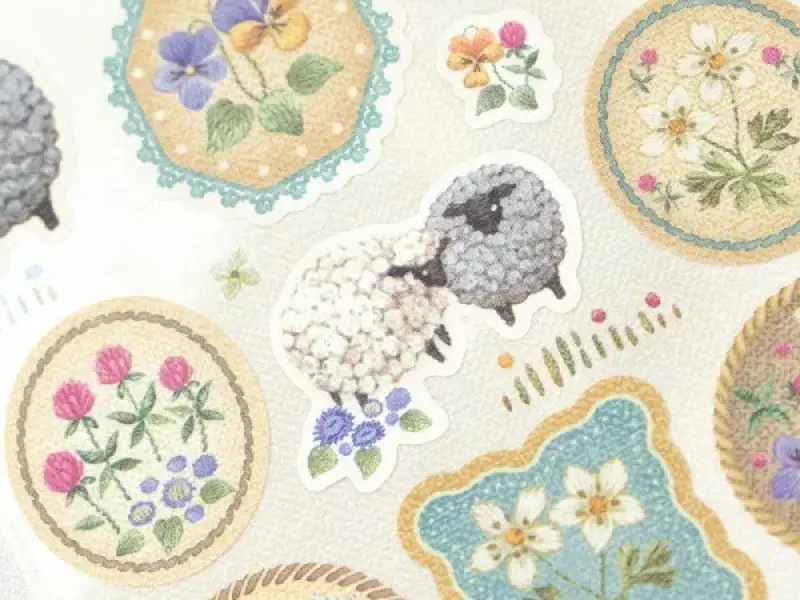NB Co. Stickers Fleurs et Chance - Sheep