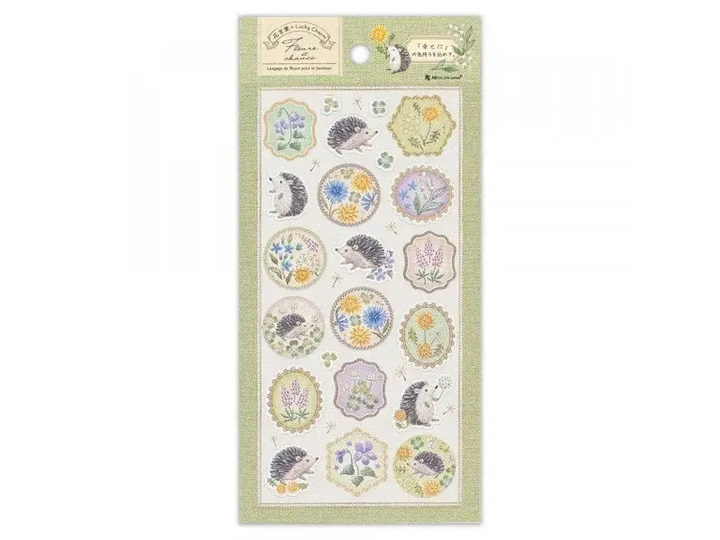 NB Co. Stickers Fleurs et Chance - Hedgehog