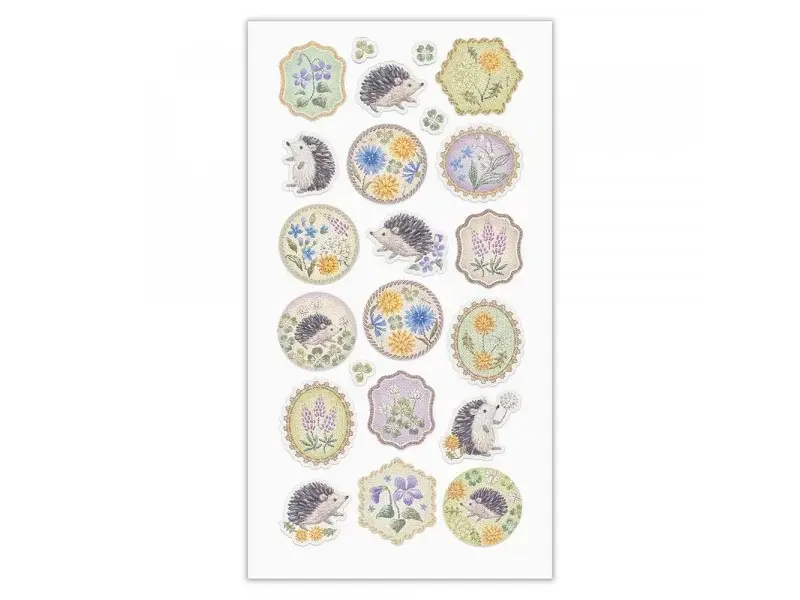 NB Co. Stickers Fleurs et Chance - Hedgehog