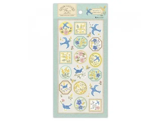 NB Co. Stickers Fleurs et Chance - Bird