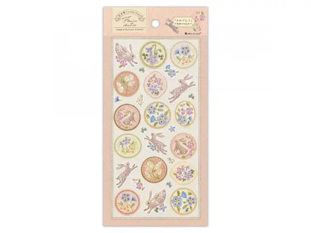 NB Co. Stickers Fleurs et Chance - Rabbit