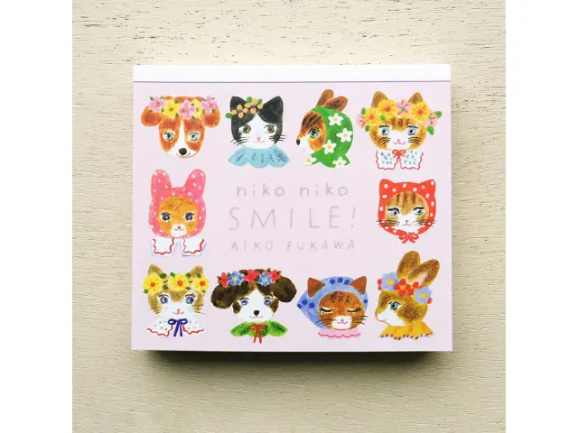Cozyca x Aiko Fukawa Memo Pad - Niko Niko Smile