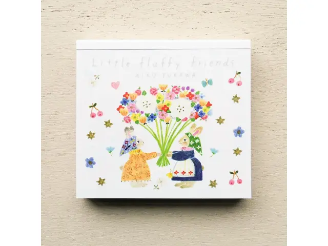 Cozyca x Aiko Fukawa Memo Pad - Little Fluffy Friends