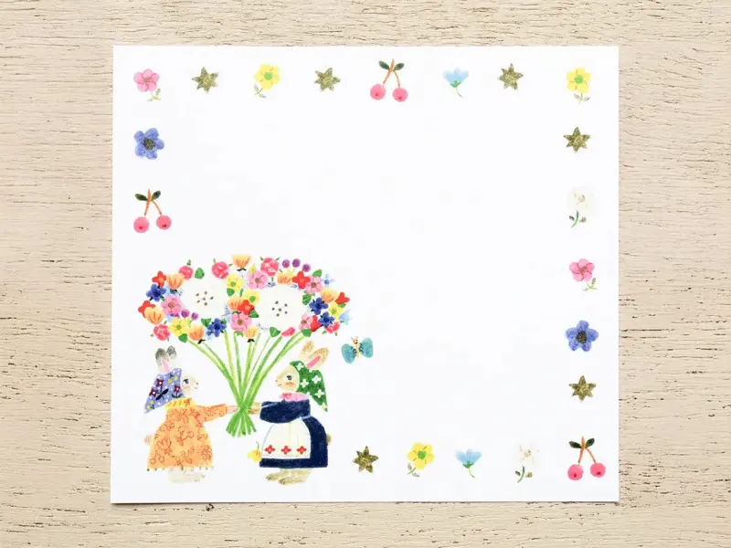 Cozyca x Aiko Fukawa Memo Pad - Little Fluffy Friends