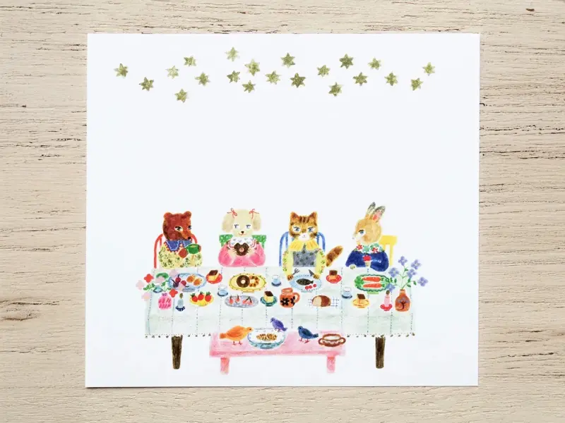 Cozyca x Aiko Fukawa Memo Pad - Little Fluffy Friends