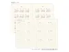 MIDORI HIBINO Diary 2026 A6 Two-Pages-Per-Day Planner - Grey Limited