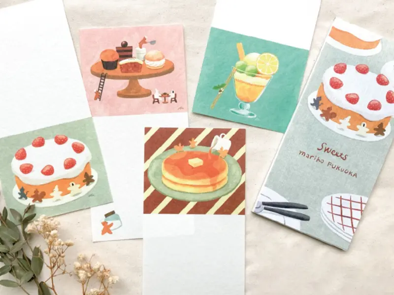 Cozyca x Mariko Fukuoka Notepad - Sweets