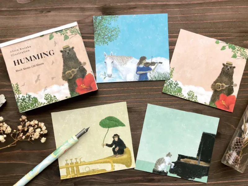 Cozyca x Akira Kusaka Memo Pad - Humming