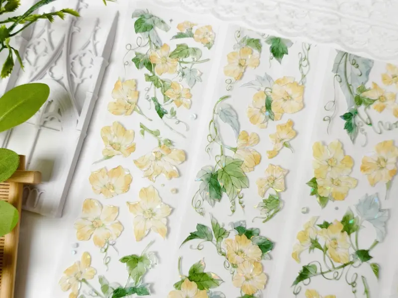 Zhaoxi Studio PET Tape Sample - Silk Gourd Flower