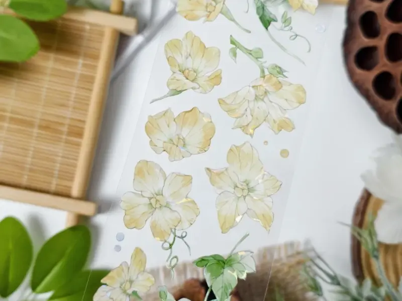 Zhaoxi Studio PET Tape Sample - Silk Gourd Flower