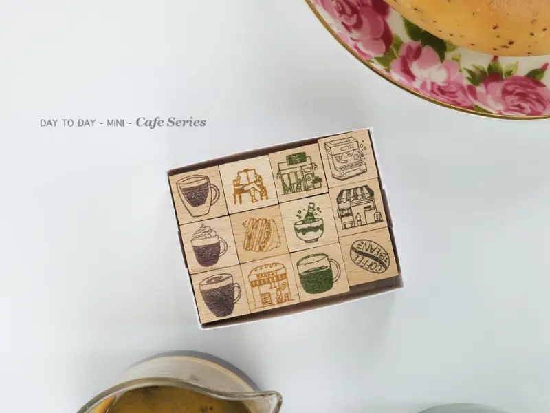 Pre-Order Kurukynki Stamp Day To Day Cafe - Green Whisk